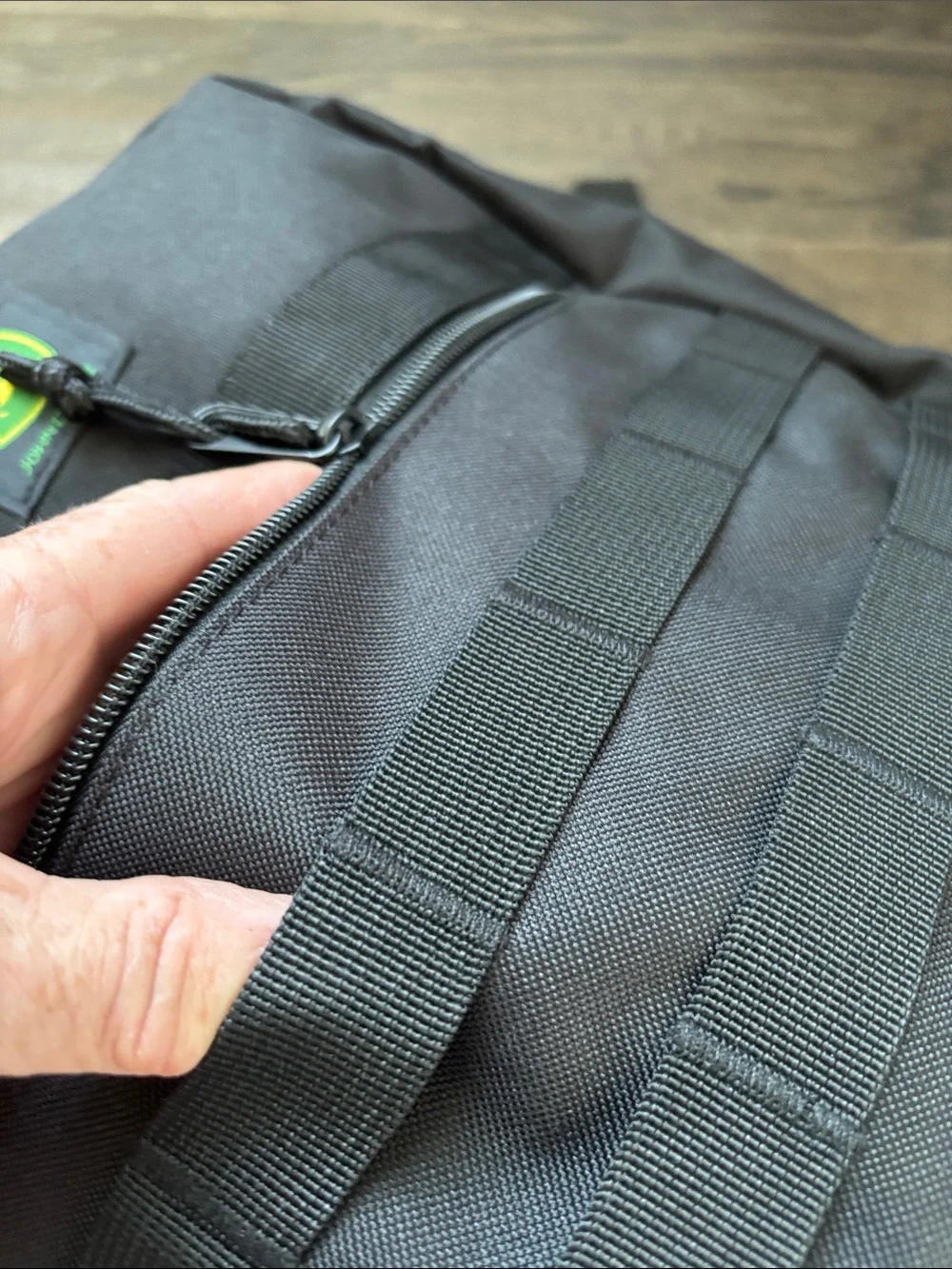 John Deere Tactical Commuter Backpack,laptop pad,2 compartment,side pockets,web